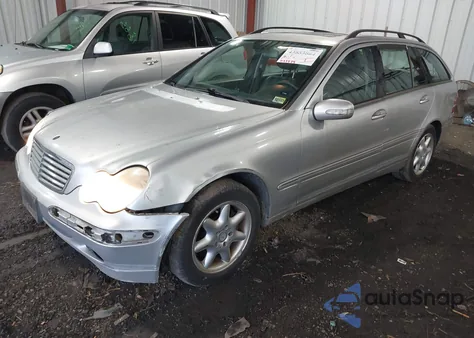 2002 Mercedes-Benz C 320 z USA, uszkodzony, nr VIN WDBRH64J32F171474